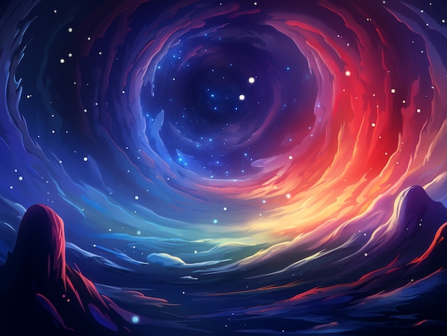 Galaxy planets digital art