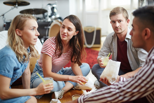 Gathering at home