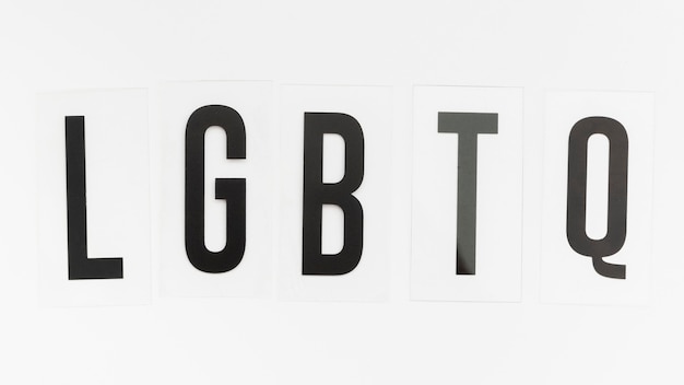 Free Photo gay pride concept lgbtq symbol