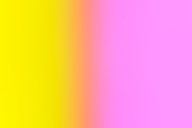 Gentle pink and yellow in gradient