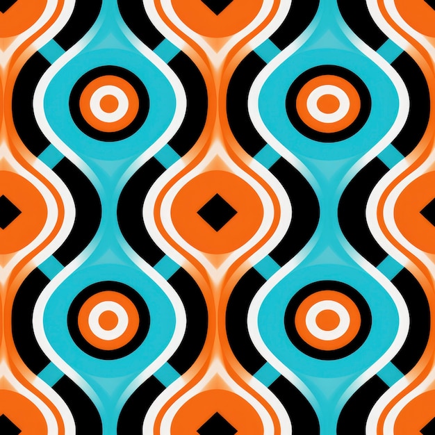 Free Photo geometric seamless pattern