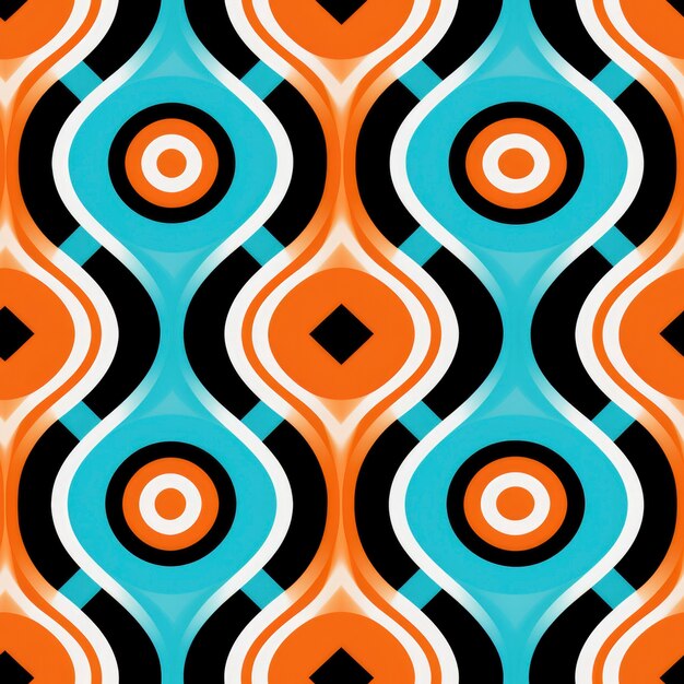 Geometric seamless pattern