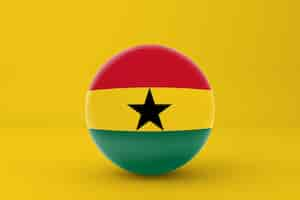 Free photo ghana flag