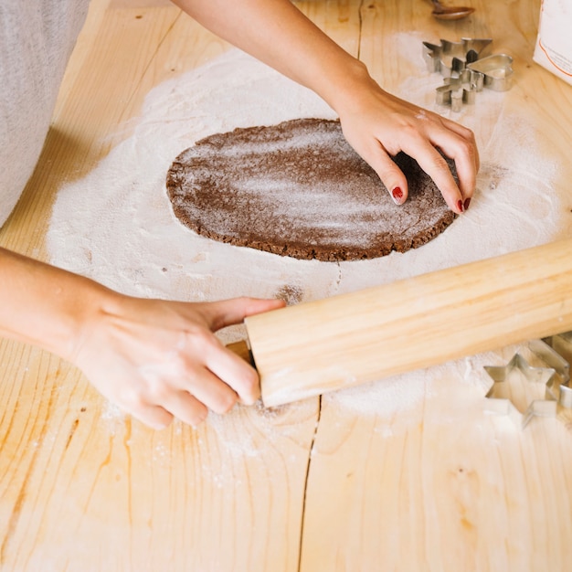 Gingerbread concept with hands