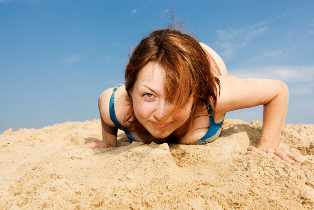 Girl at the beach