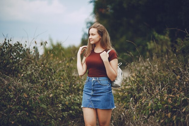 girl in the park