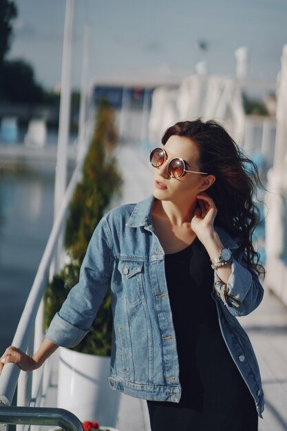 girl in sunglasses