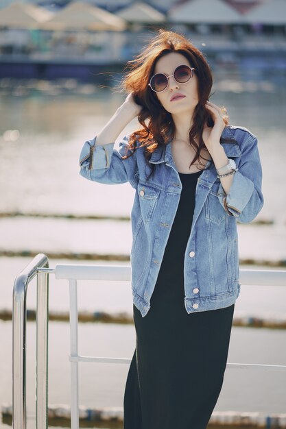 girl in sunglasses