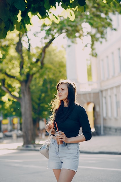 girl in the town