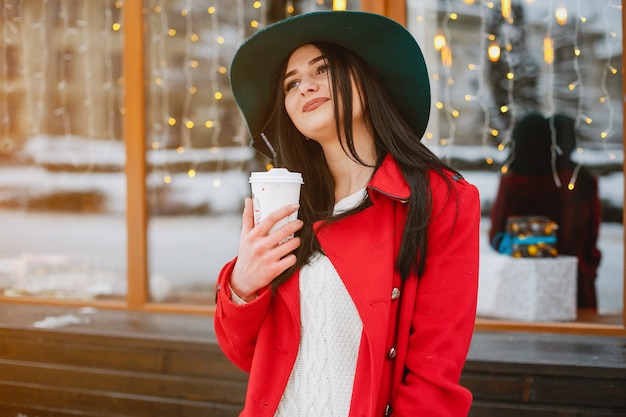 girl in winter