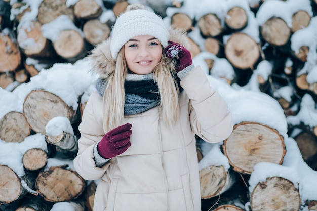 girl in winter