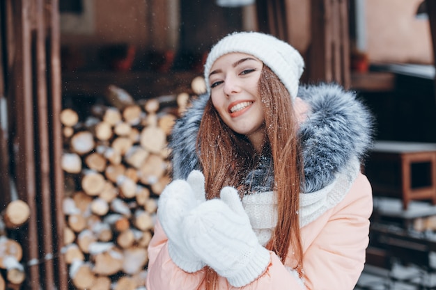 girl in winter