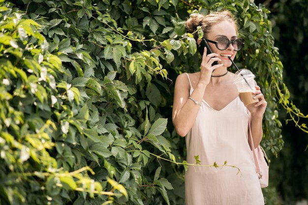 Girl with phone