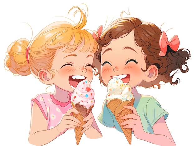 Girls friendship cartoon