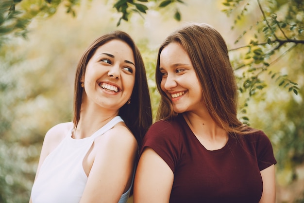 girls in the park