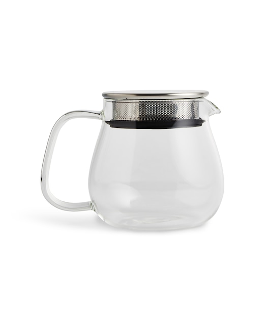 Free Photo glass teapot isolated on a white surface