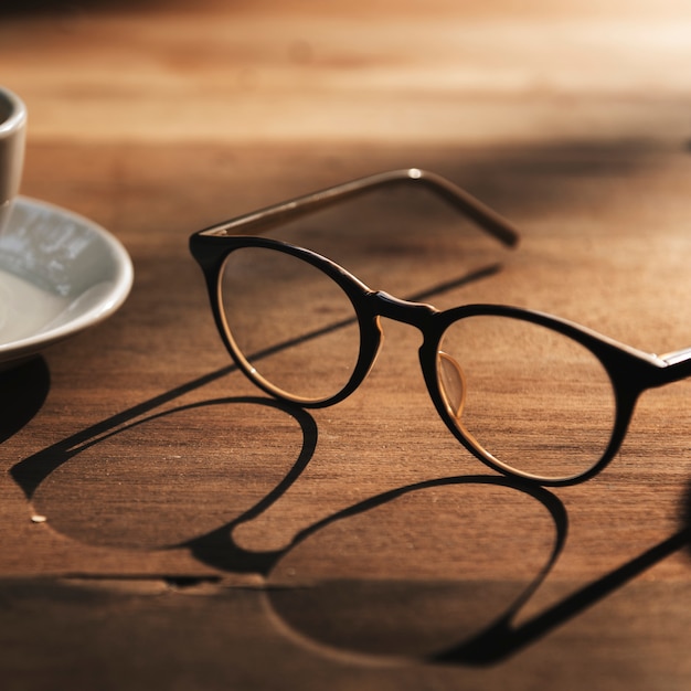 Free Photo glasses cup coffee break concept