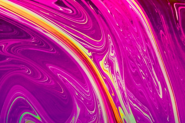 Gleaming wavy pink and yellow abstract background