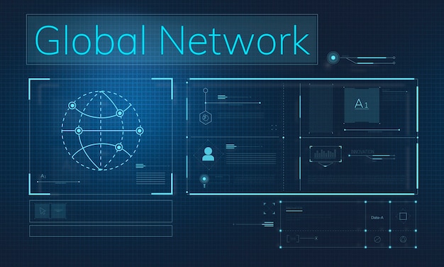 Global network illustration