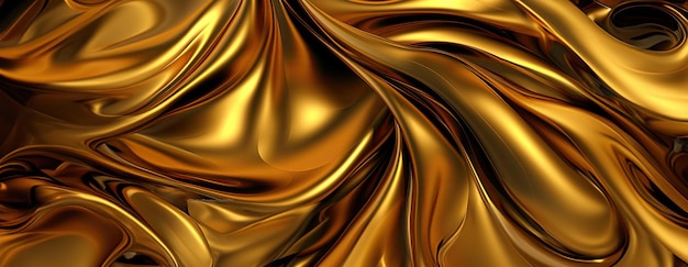 Gold background or texture and gradients shadow AI Generative