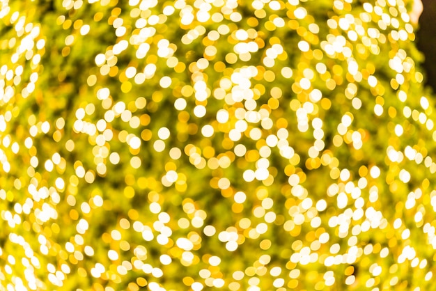 Gold bokeh