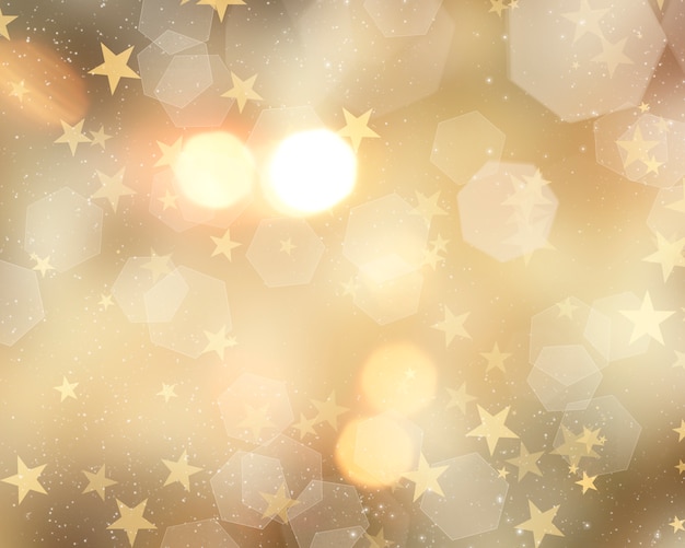 Free Photo gold christmas background