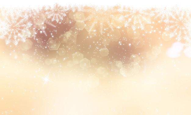 Gold Christmas background