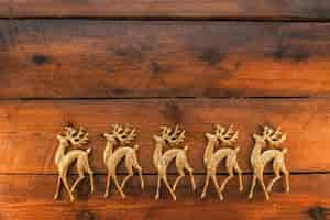 Free photo gold decorative deer