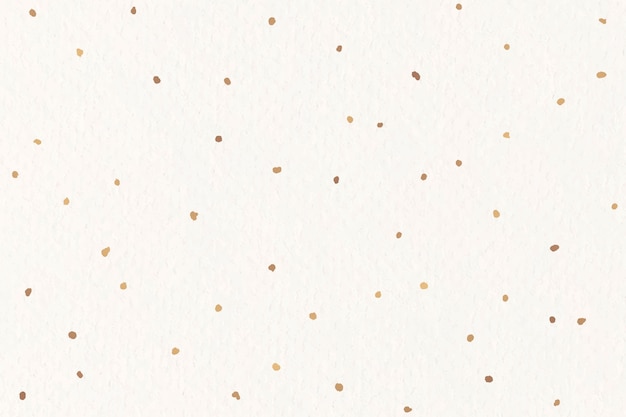 Free photo gold polka dots beige background