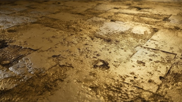 Free photo golden concrete texture ai generated image