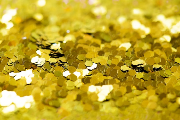 Free photo golden glitter textured background abstract