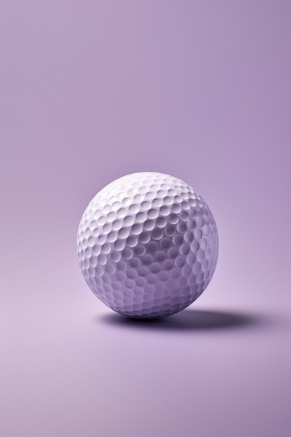 Golf ball in studio