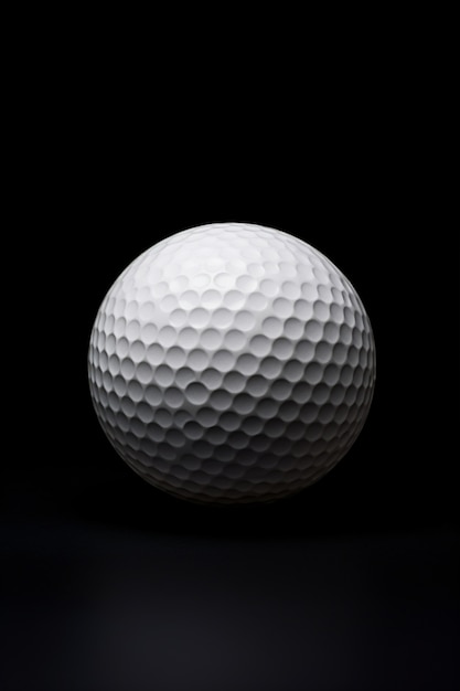 Free photo golf ball in studio