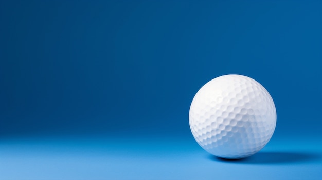 Free photo golf ball in studio