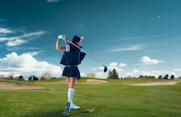 Free photo golf player