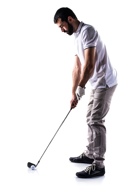 Free photo golfer man