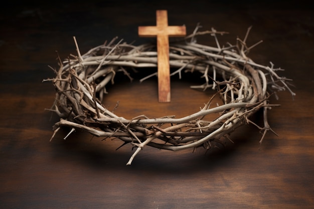 Good friday celebration with crown of thorns