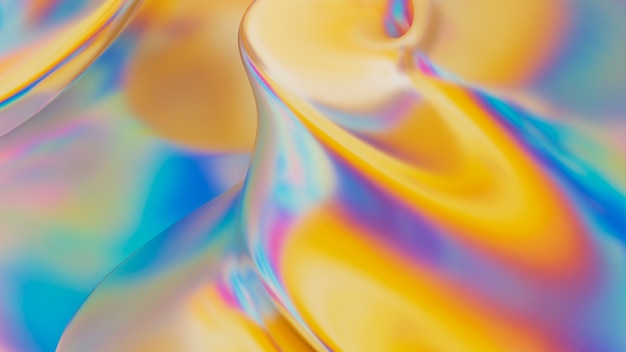 Free photo gradient 3d fluid background