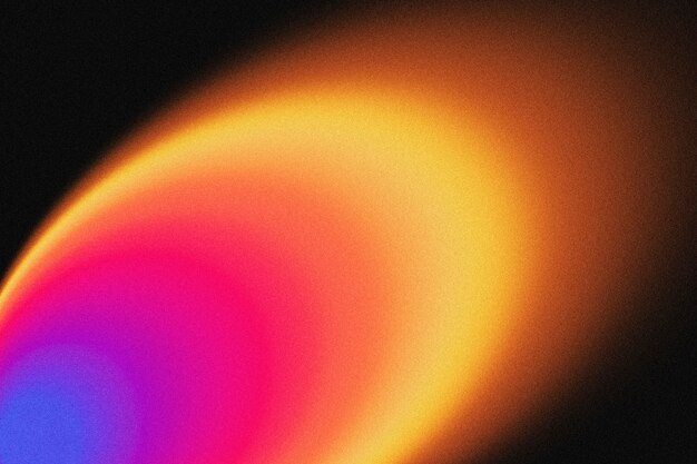 Gradient background with sunset projector lamp