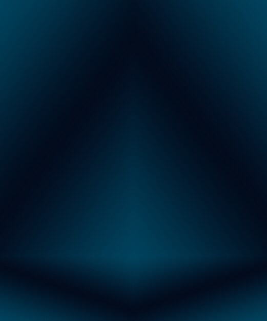 Gradient Blue abstract background. Smooth Dark blue with Black vignette Studio.