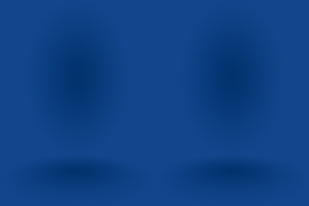 Gradient Blue abstract background. Smooth Dark blue with Black vignette Studio.