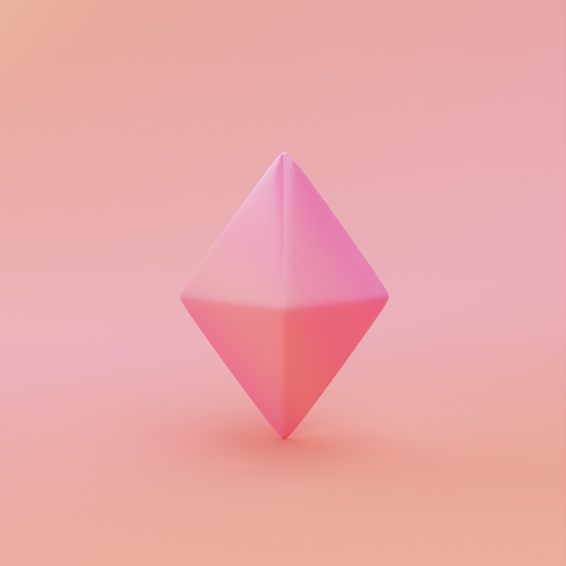 Free Photo gradient pink diamond background