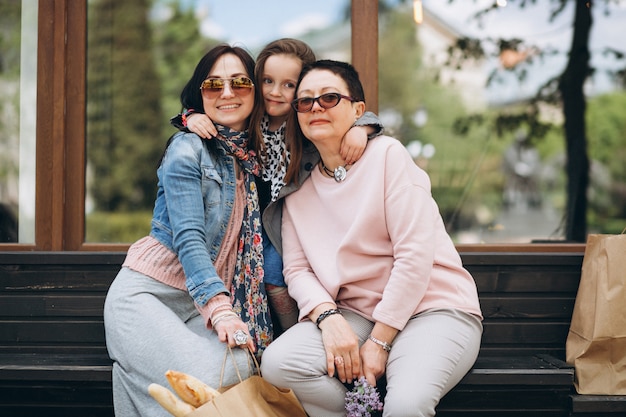 Free photo grandmother mother daughter