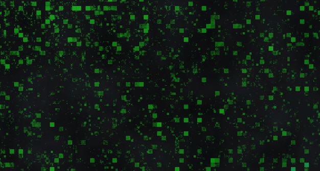 Free Photo graphic texture with green square shapes on a black background - perfect for a cool wallpaper