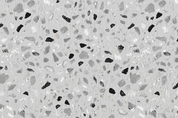 Free photo gray background, aesthetic terrazzo design