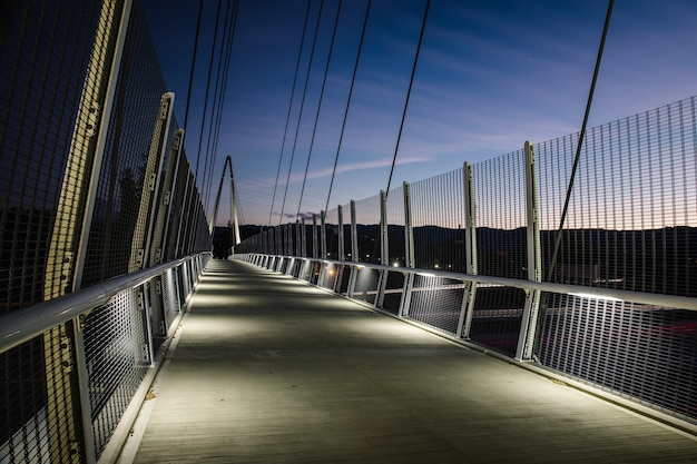 Free Photo gray and brown bridge