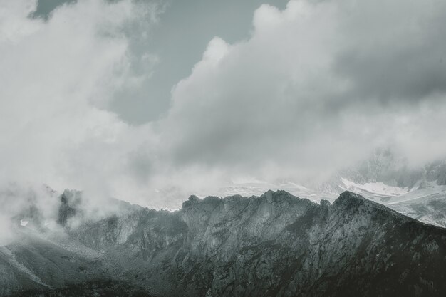 Gray Mountains Landscape