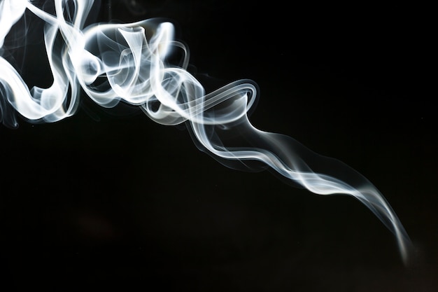 Great background with white wavy smoke