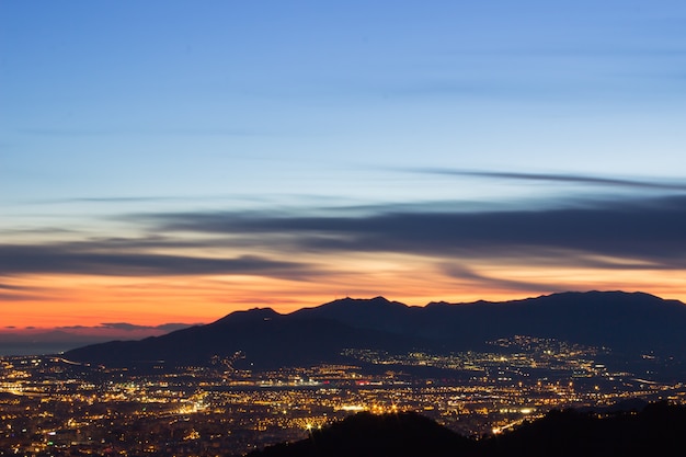 Great view of illuminated city