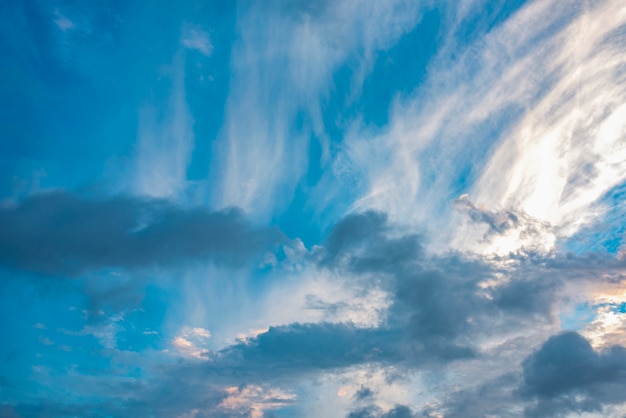 Free Photo great view of the sky with clouds